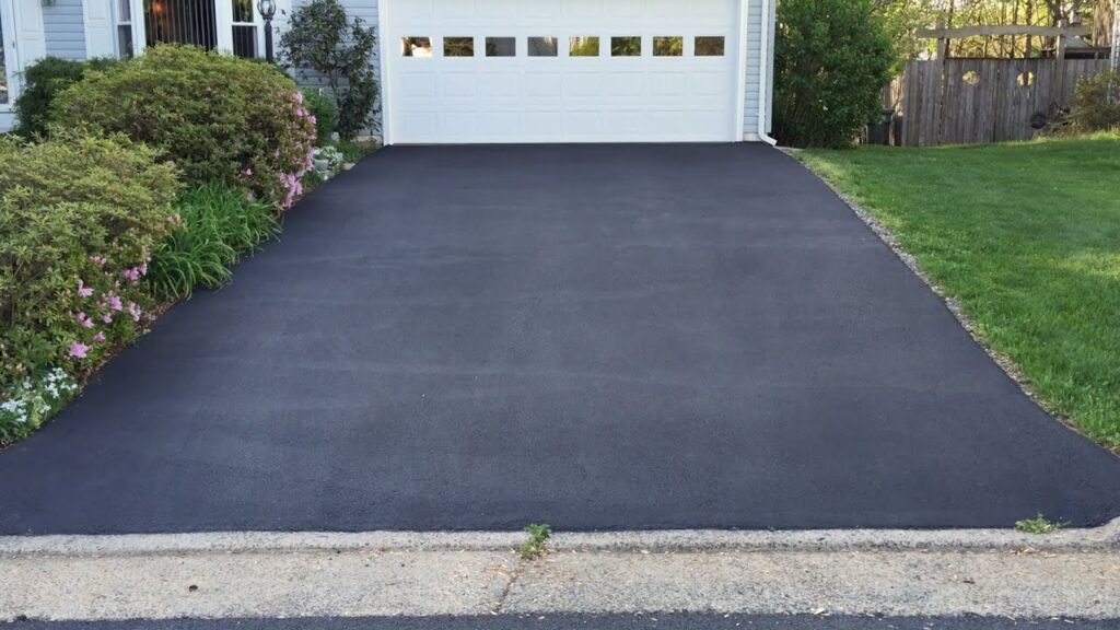 asphalt driveway paving