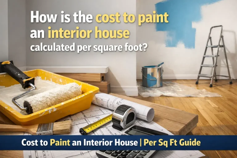 cost to paint an interior house