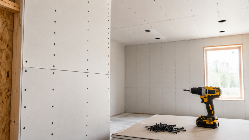 screws per sheet of drywall